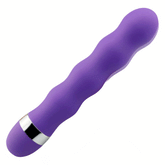 Consolador vibrador con tapón anal, vagina, clítoris y punto G de varias velocidades